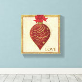 Toile Red Christmas DouCor Hope (Insitu (Plancher de Bois))