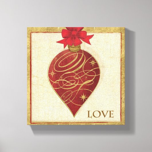 Toile Red Christmas DouCor Hope (Recto)