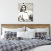 Toile Red Cloud Chief (1822-1909) 1880 (photo b/w) (Insitu(Chambre))