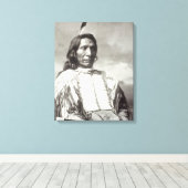 Toile Red Cloud Chief (1822-1909) 1880 (photo b/w) (Insitu (Plancher de Bois))