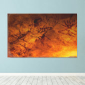 Toile Red Deers De Lascaux (Insitu (Plancher de Bois))