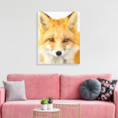 Toile Red Fox Portrait (Insitu(Salon))