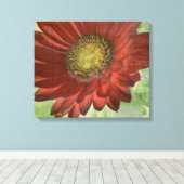 Toile Red Gerbera (Insitu (Plancher de Bois))