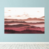 Toile Red Horizons (Insitu (Plancher de Bois))