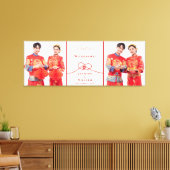 Toile Red Knot Union Double Bonheur Mariage chinois (Insitu(Salon))