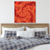 Toile Red Orange Swirl (Insitu(Chambre))