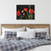 Toile Red Poppies (Insitu(Chambre))