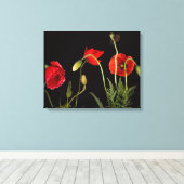Toile Red Poppies (Insitu (Plancher de Bois))