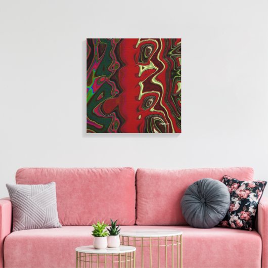 Toile Red Scramble (Insitu(Salon))