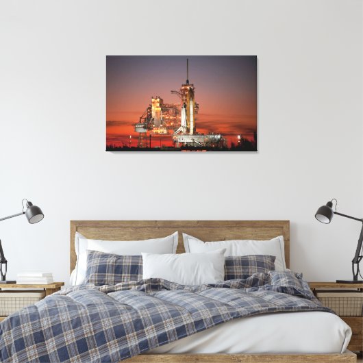 Toile Red Sky for Space Shuttle Atlantis Launch (Insitu(Chambre))