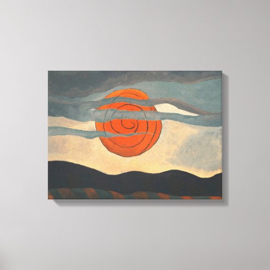 Toile Red Sun par Arthur Dove (Recto)