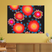 Toile Red Sunflowers  (Insitu(Salon))