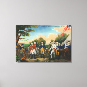 Toile Reddition de Burgoyne