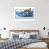 Toile Redfox sur la plage (Insitu(Chambre))