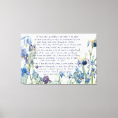 Toile Redoute Iris Fleurs Ephésiens 3 Bible Imprimer (Recto)