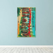 Toile Redwoods, Californie - Scènes de grandes lettres (Insitu (Plancher de Bois))