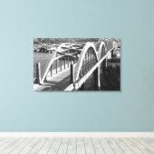 Toile Reedsport, Oregon Vue du pont sur l'Umpqua (Insitu (Plancher de Bois))