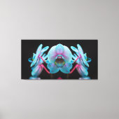 Toile Réflection de l'orchid bleu exotic (Recto)