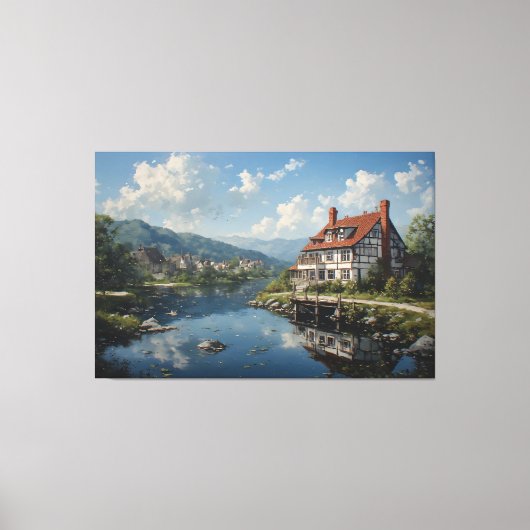 Toile Reflections of Silence (Recto)