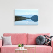 Toile Reflet dans un lac - Île de Vancouver, Canada (Insitu(Salon))