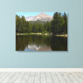 Toile Reflet du lac de Yosemite (Insitu (Plancher de Bois))