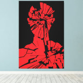 Toile Reflet Rouge Brisé (Insitu (Plancher de Bois))