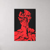 Toile Reflet Rouge Brisé (Recto)