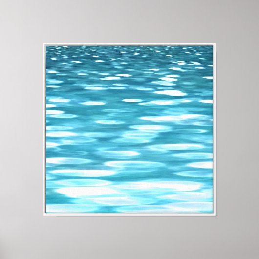 Toile Reflet sarcelle (Recto)