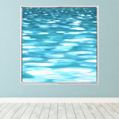Toile Reflet sarcelle (Insitu (Plancher de Bois))
