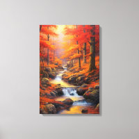 Reflet soleil automne Maple Forest Fine Art