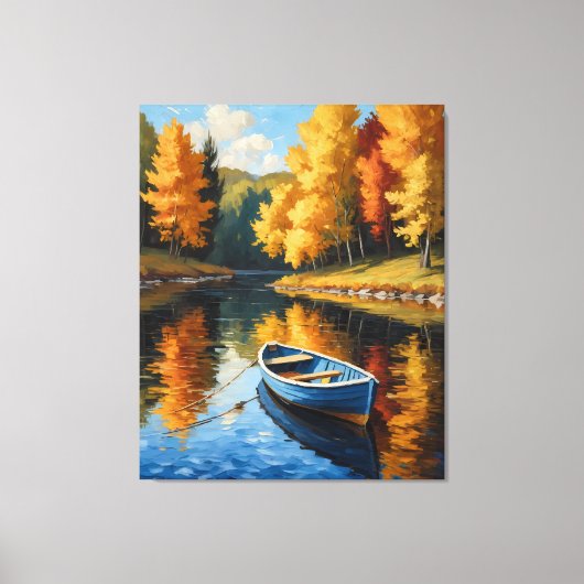 Toile Reflets d'automne (Recto)