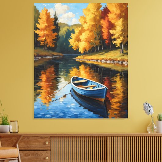 Toile Reflets d'automne (Insitu(Salon))