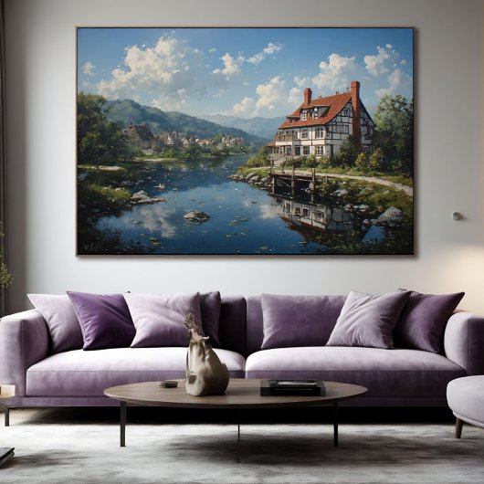 Toile Reflets de Silence