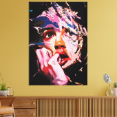 Toile Réflexion bouleversée surréelle - Émotionnelle Abs (Insitu(Salon))