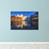 Toile Réflexion De Fitz Roy À Sunrise (Insitu (Plancher de Bois))