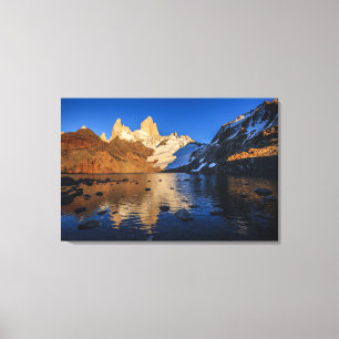 Toile Réflexion de Fitz Roy au lever de soleil