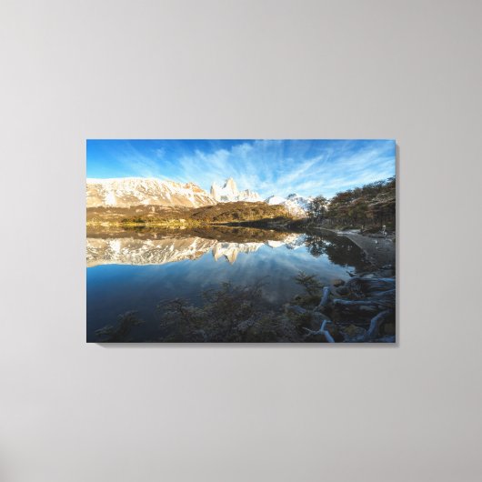 Toile Réflexion De La Patagonie (Recto)
