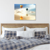 Toile Réflexion de l'eau des ballons à air chaud (Insitu(Chambre))