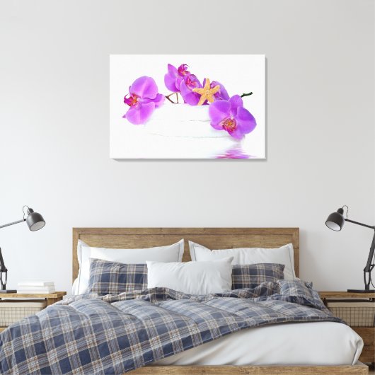 Toile Réflexion orchidée (Insitu(Chambre))