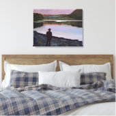 Toile "Réflexion sur la rivière Missouri" (Insitu(Chambre))