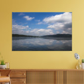 Toile Réflexion sur le lac Keuka, New York (Insitu(Salon))