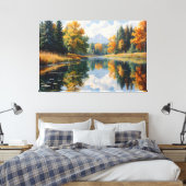 Toile Réflexions d'automne (Insitu(Chambre))