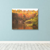 TOILE RÉFLEXIONS D'AUTOMNE DANS MICHIGAN (Insitu (Plancher de Bois))