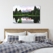 Toile Réflexions de Grand Teton sur l'étang Beaver (Insitu(Chambre))