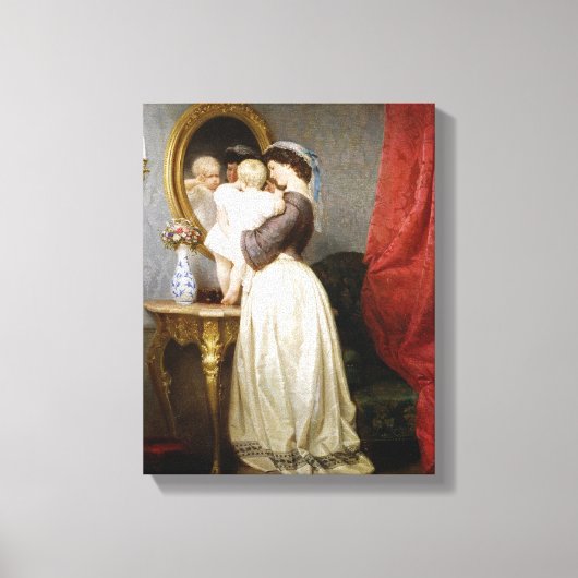Toile Réflexions de l'amour maternel (Recto)