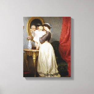 Toile Réflexions de l'amour maternel