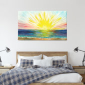 Toile Réflexions des rayons du soleil (Insitu(Chambre))