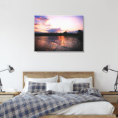 Toile Réflexions sur le coucher du soleil (Insitu(Chambre))