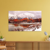 Toile Réflexions sur le peuplier rouge après la première (Insitu(Salon))