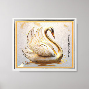Toile "Refuge De Cygne Tranquille"